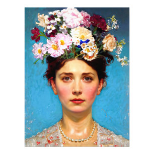 "Floral Flair" Ruth - Art & Floral Society Photo Print