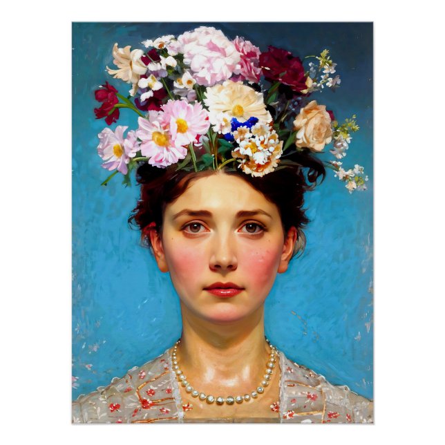 "Floral Flair" Ruth - Art & Floral Society Poster (Front)