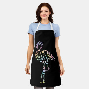 Floral Flamingo Cute Animal Aesthetic Lover Gift Apron