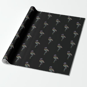 Floral Flamingo Cute Animal Aesthetic Lover Gift Wrapping Paper