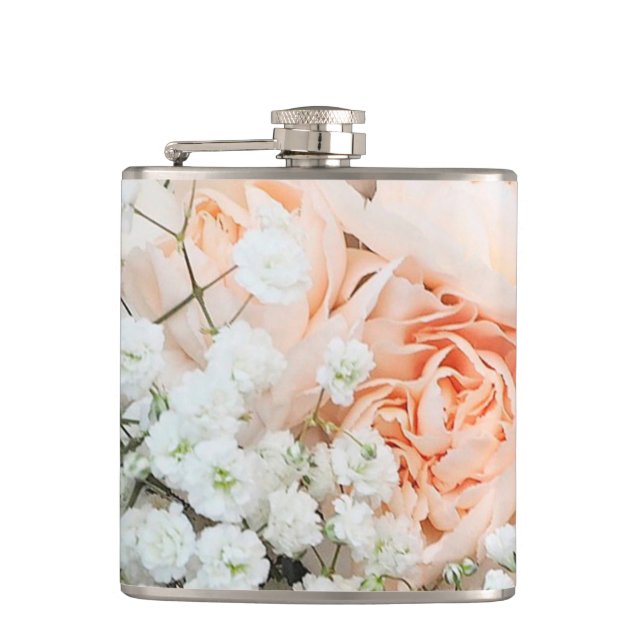 Floral Flask - Customize! (Front)