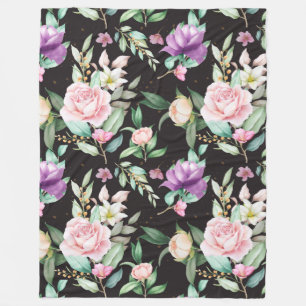 Floral Fleece Blanket