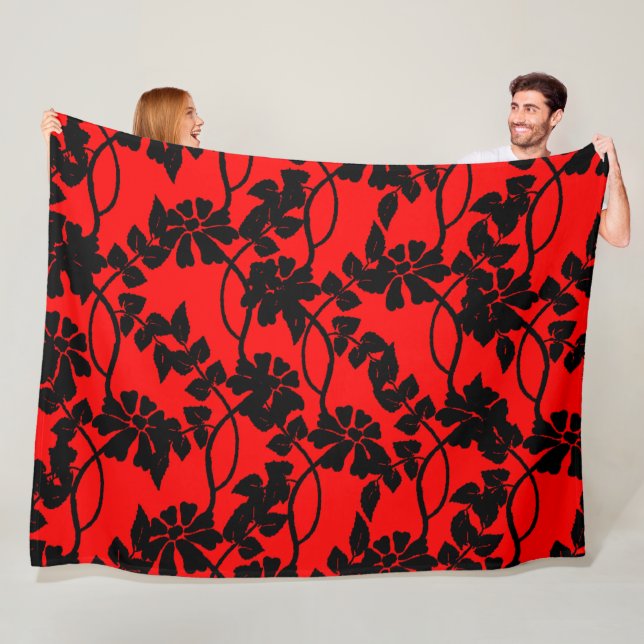 Floral Fleece Blanket (In Situ)