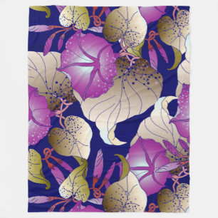 Floral Fleece Blanket