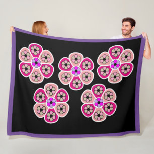 Floral Fleece Blanket
