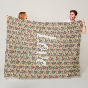 Floral Fleece Blanket