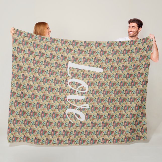 Floral Fleece Blanket (In Situ)