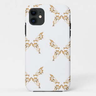Floral flourish butterflies iPhone 11 case