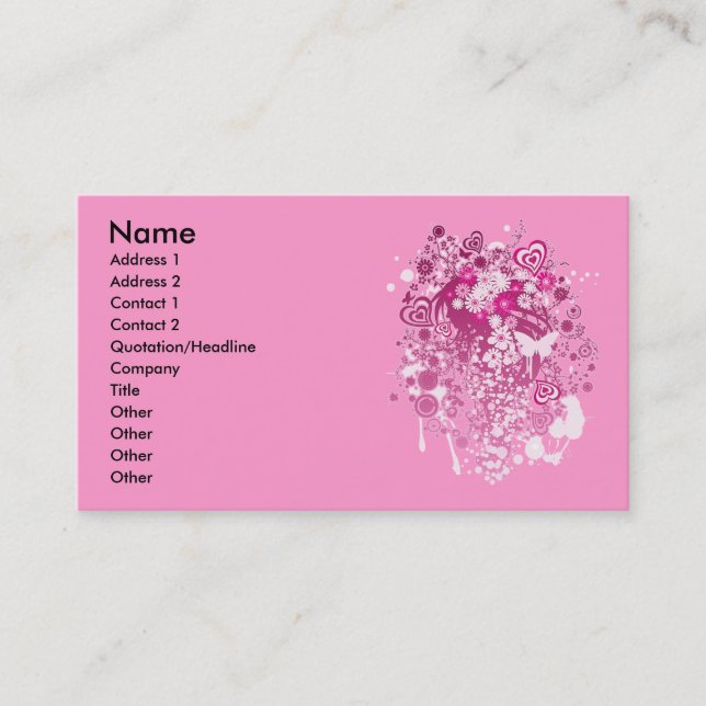 Floral_Flow Business Card (Front)