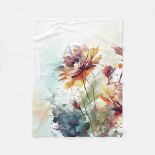 Floral Flowers Design 310 Fleece Blanket