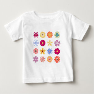 Floral Flowers, Vintage Flowers, Garden Floral Baby T-Shirt