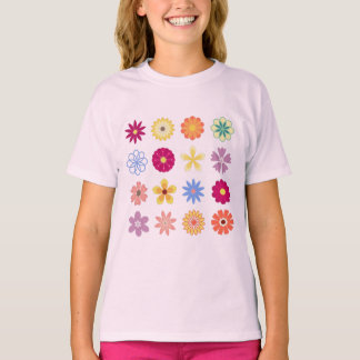 Floral Flowers, Vintage Flowers, Garden Floral T-Shirt