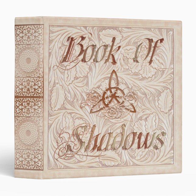 🔮Floral Flurry Mandala Witches Book Of Shadows🔮 Binder (Front/Spine)