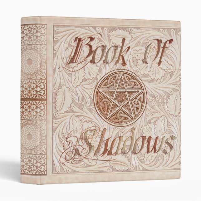 🔮Floral Flurry Mandala Witches Book Of Shadows🔮 Binder (Front/Spine)