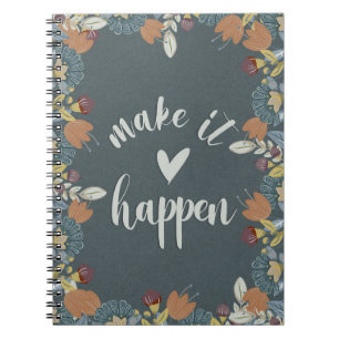 Floral Folk Art Notebook