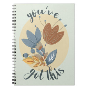 Floral Folk Art   Notebook