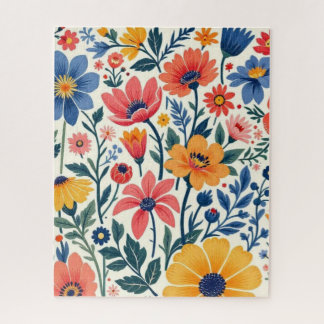 Floral Folk Art Puzzle