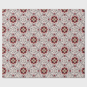 Floral Folk pattern Wrapping Paper