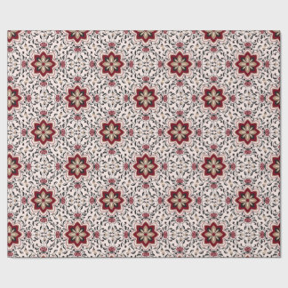 Floral Folk pattern Wrapping Paper