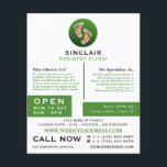 Floral Footprints, Podiatry Clinic, Podiatrist Flyer<br><div class="desc">Floral Footprints,  Podiatry Clinic,  Podiatrist Advertising Flyer by The Business Card Store.</div>