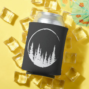 Floral Forest Circle Tree Loving Forest Tree Can Cooler