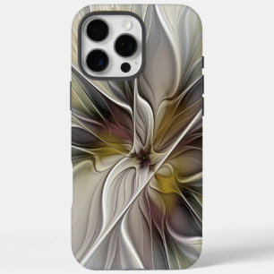 Floral Fractal, Fantasy Flower with Earth Colours iPhone 16 Pro Max Case