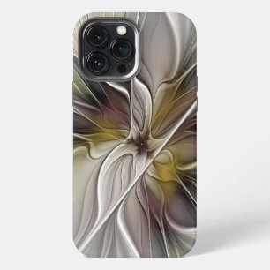 Floral Fractal, Fantasy Flower with Earth Colours iPhone 13 Pro Max Case