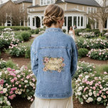 Floral Frame Bridesmaid Denim Jacket<br><div class="desc">Floral Bridesmaid Denim Jacket</div>