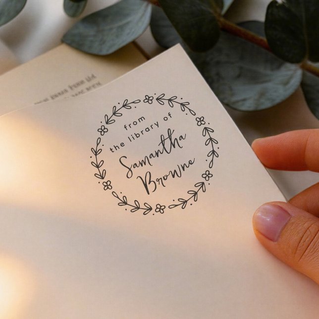 Floral Frame Calligraphy From the Library Of Rubber Stamp (Creator Uploaded)