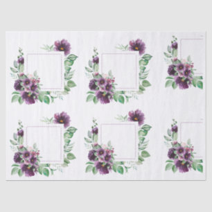 Floral Frame Decoupage Paper