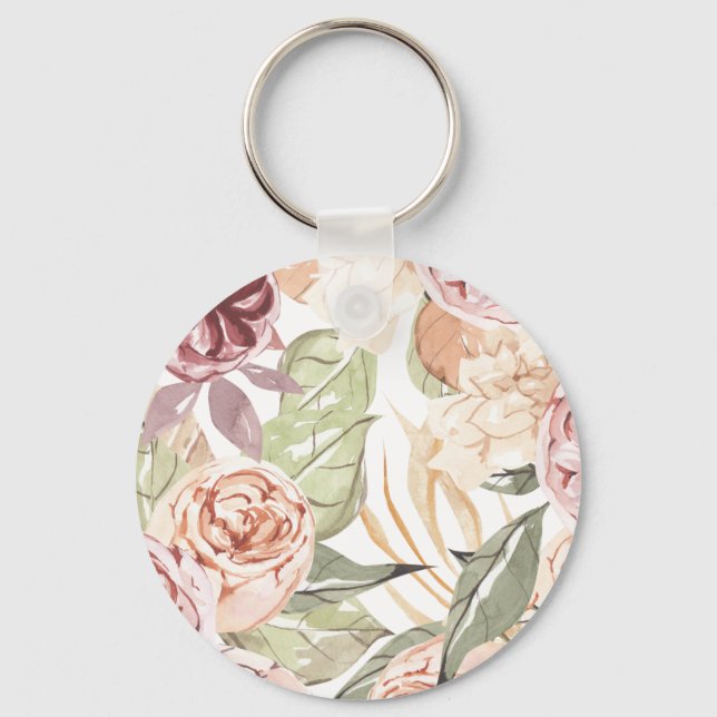 Floral Frame Keychain (Front)