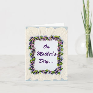 Floral Frame Mother's Day Greeting Card