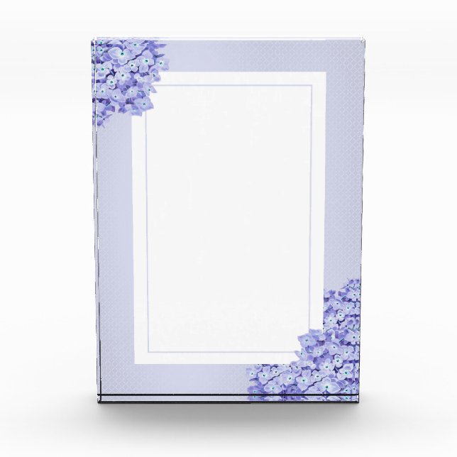 Floral frame Photo Block (Front)