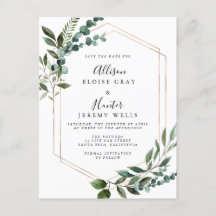 Floral Frame Save the Date