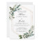 Floral Framed Wedding Invitation