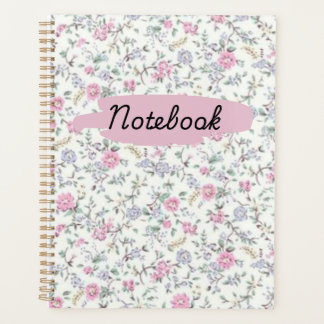 Floral Frenzy Notebook Planner