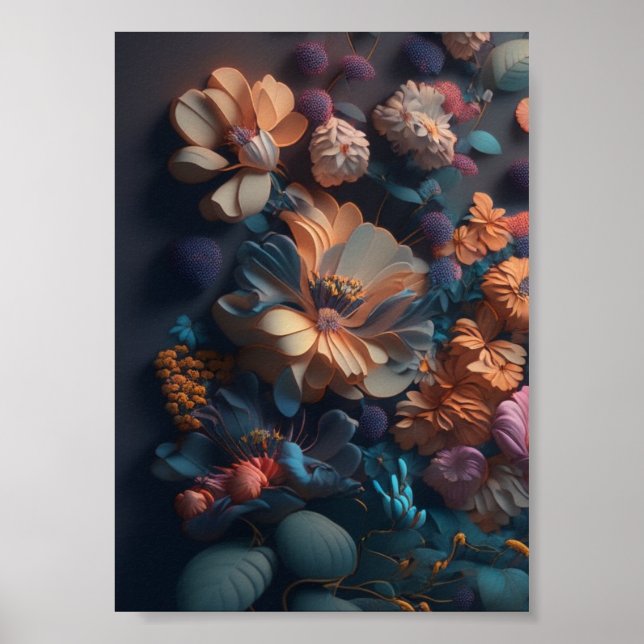 Floral Frenzy Poster (Front)
