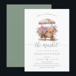 Floral Fresh Off the Market Bridal Shower Invitation<br><div class="desc">Set the tone for a charming celebration with this Floral Fresh Off the Market Bridal Shower Invitation, perfect for a "She’s Off the Market" themed event. Featuring colourful watercolor wildflowers in shades of sage green, orange, pink, and purple, paired with elegant handwritten calligraphy, this design blends whimsical floral charm with...</div>