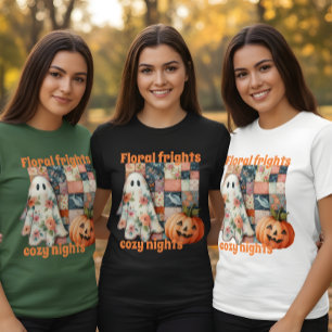 Floral Frights & Cozy Nights T-Shirt