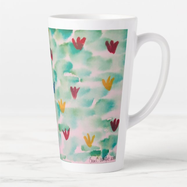 Floral Frolic Latte Mug (Right)
