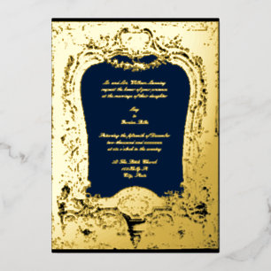 Floral, Fruit, Bird Baroque Rococo Frame Wedding