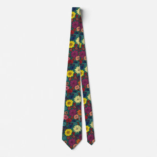 "Floral Fun #1" Flower Garden Cravate