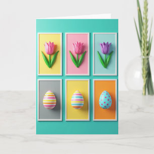 Floral Fun Pattern Friend Card