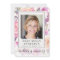 Floral Funeral Memorial Photo Prayer Card