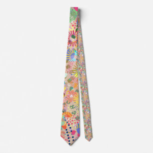 Floral funk tie