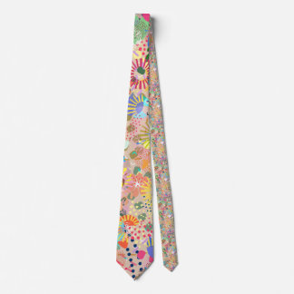 Floral funk tie
