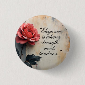Floral Galore  1 Inch Round Button