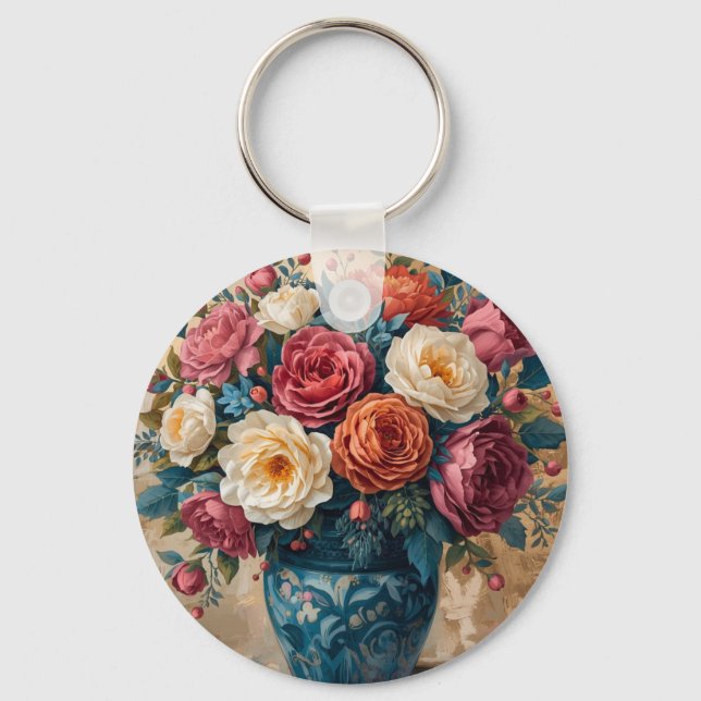 Floral Galore  Keychain (Front)