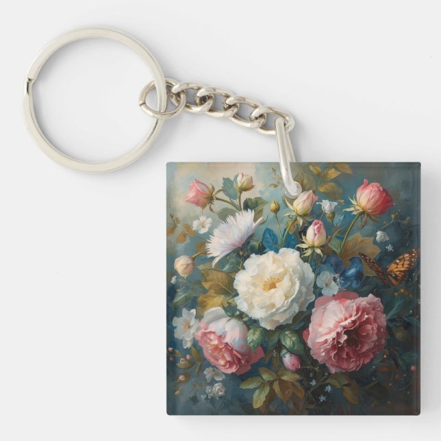 Floral Galore  Keychain (Front)