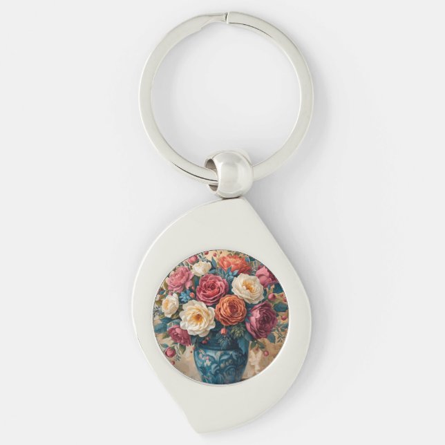 Floral Galore  Keychain (Front)